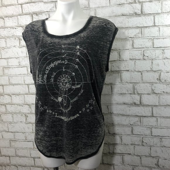 Chaser Lunae Defectionem Burnout Slub Graphic T - Picture 3 of 7